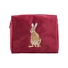Wrendale Designs by Hannah Dale 'Golden Hour' Hare Embroidered Cosmetic