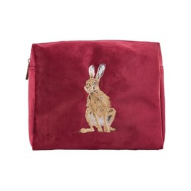 Wrendale Designs by Hannah Dale 'Golden Hour' Hare Embroidered Cosmetic Bag