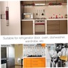 TEHAUX 1Set Fridge Door Handle Cover Stylish Kitchen Appliance Protector