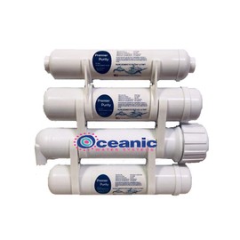 4-Stage Portable Heavy Duty XL Reverse Osmosis Water Filter Purification System | 100 GPD | 2.5" x 12" Filters