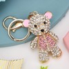 Cute Bear Keychain, Animal Rhinestone Key Chain, Charm Pendent Beautiful