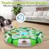 BENTOPAL Automatic Interactive Cat Toy with Moving Feather & Chirping
