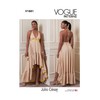 Vogue Misses' Halter Neck Dress Sewing Pattern Kit, Design Code