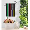 US First Responders Line Garden Flag - Set with Stand
