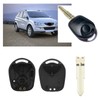 EMSea 2 Pieces Car Remote Key Shell 1 Button Compatible