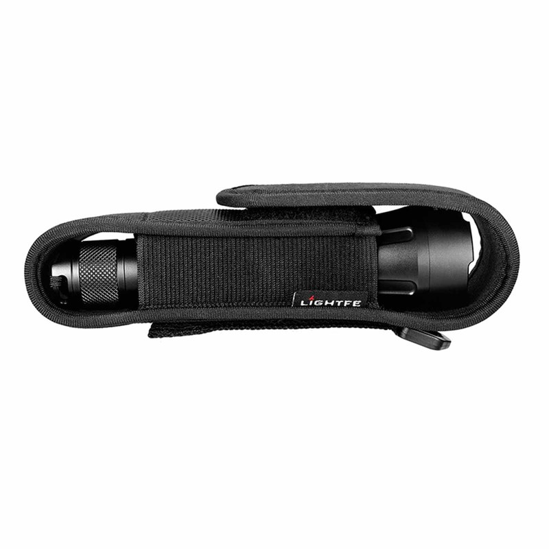 Flashlight Holster, Torch Cover Holder, Nylon Belt Torch Pouch Holder