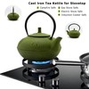 84.6oz/2500ml Large and Heavy Cast Iron Tea Kettle for 5