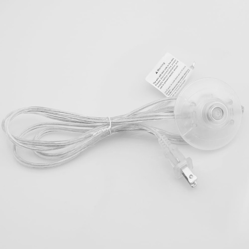 Asjeumt 6ft Foot Light Switch, Clear Floor Lamp Switches with