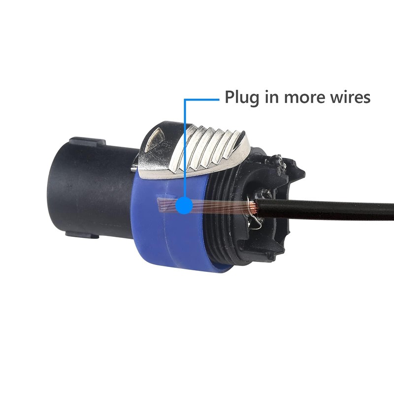 Right Angle Speaker Plug Speakon Connector, Speaker Jacks and Connectors