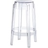 Modway Casper Modern Acrylic Counter Bar Stool in Clear -