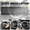 100PCS Car Disposable Steering Wheel Covers,Plastic Steering Wheel Cover Provides