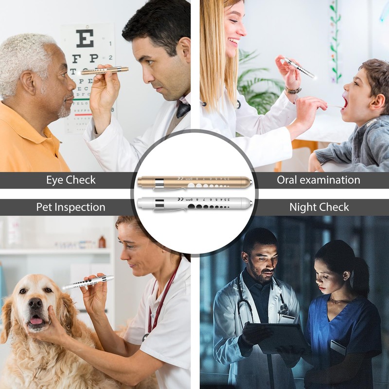 RISEMART Pupil Light, Diagnostic Light, Nurse Emergency Service Accessories with