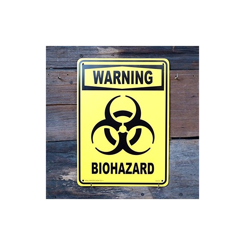 Resident Evil 2 Plastic Message Sign CA-43 [American Interior, Message