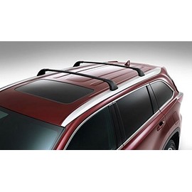 BRIGHTLINES Cross Bars Roof Racks Replacement for 2014-2019 Toyota Highlander (Highlander XLE Limited & SE, Black)