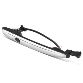 Auto Dynasty Factory Style Rear Exterior Car Door Handle with Chrome Insert and Passive Entry Compatible with Toyota Avalon GS300 GS350 GS450H GS430 GS460 2005-2012, Driver or Passenger Side