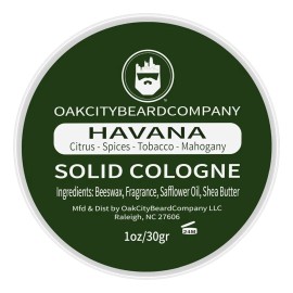 Oak City Beard Company - Havana - Colonia Sólida - 1 Onza -