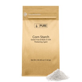 Pure Original Ingredients Corn Starch (3 lb) Thickener For Sauces, Soup, & Gravy