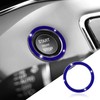 HEVLE Crystal Rhinestone Engine Start Decals, Push to Start Button