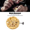 8N24 Watch Movement Golden Alloy Automatic Hollow Out Watch Replacement