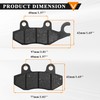 PRO BAT Disc Rear Brake Pads Replacement for Pit Pro