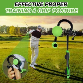 NEW Golf Grip Trainer Golf Swing Aid Club Attachment To Correct Hand Placement