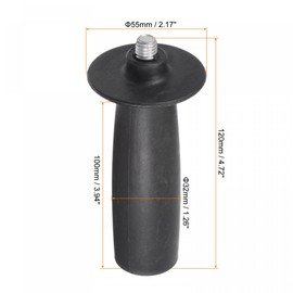 sourcing map 10mm Thread Plastic Auxiliary Side Handle Tool for Angle Grinder
