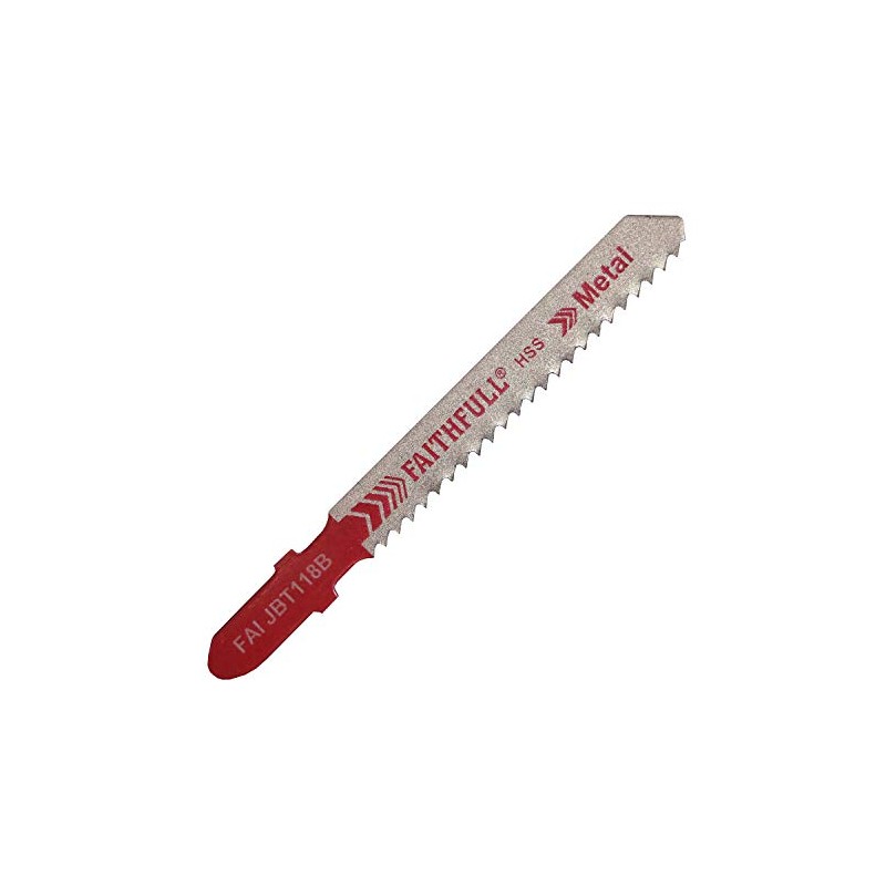 Faithfull JBT118B Jigsaw Blades - Metal (Pack of 5)