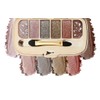KXmzeG Matte Shimmer Eyeshadow Palette, 6 Color Glitter High Pigment