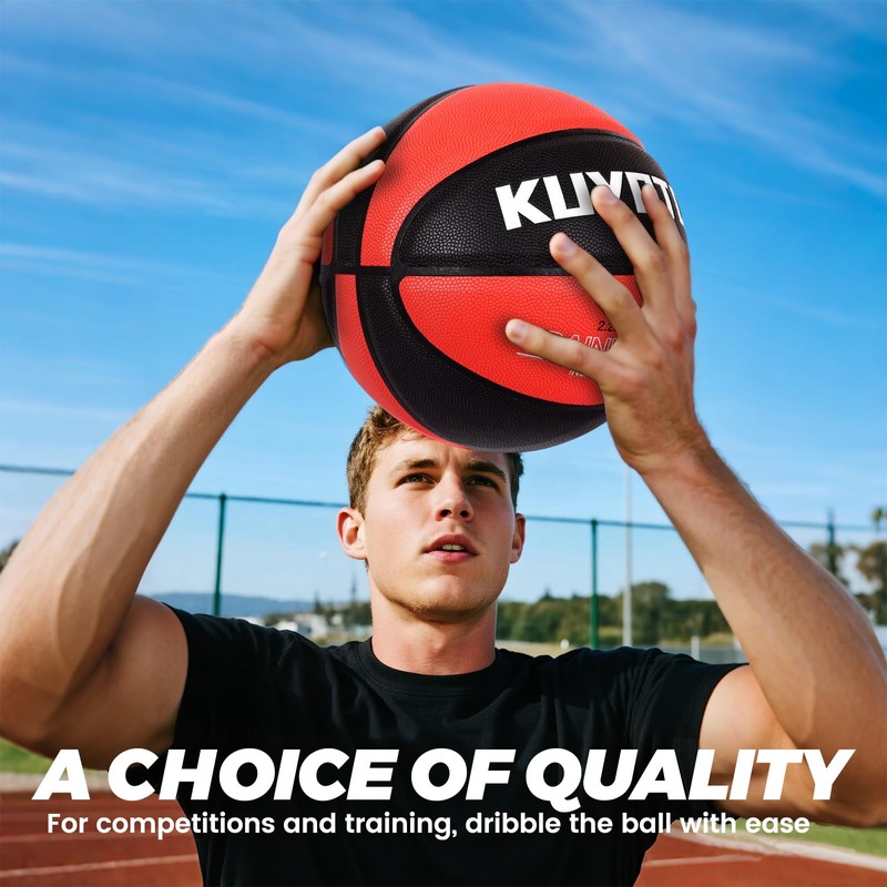 KUYOTQ 2.2lbs 29.5" Weighted Basketball Size 7 Composite Indoor Outdoor
