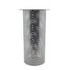 AmGood Commercial Cylinder Floor Drain Strainer | Perforated Stainless Steel