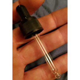 Unbranded Glass Pipette Dropper 5 Pack Essential Oils Perfume Aromatherapy 8ml