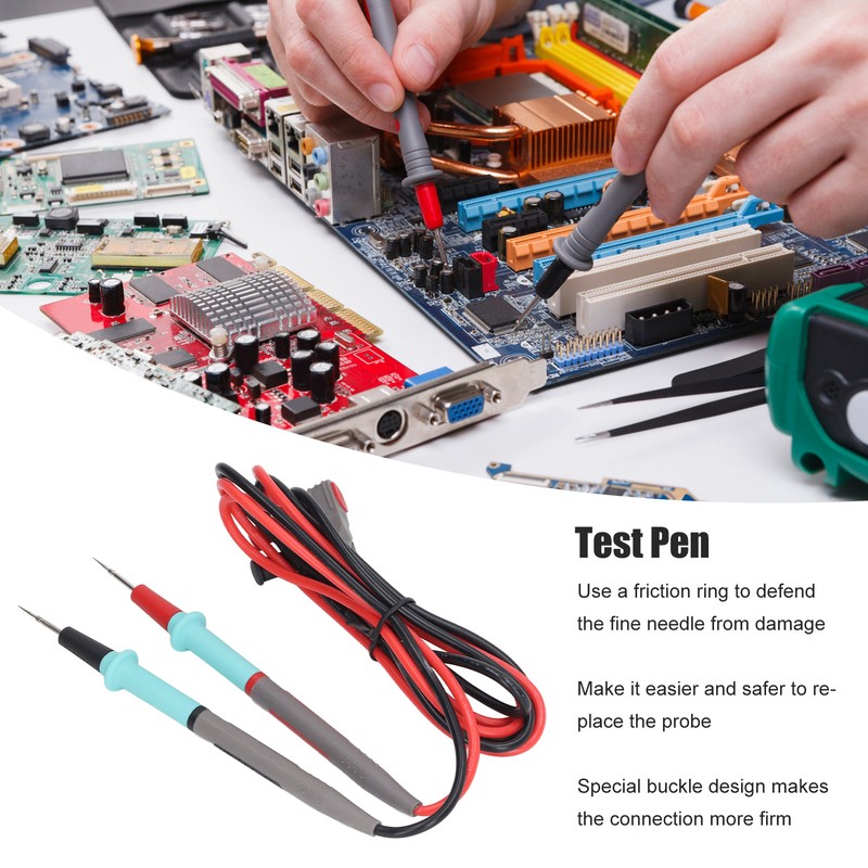 Multimeter Cable Test Pen Kit Strong Conductivity Fast Transmission Multimeter