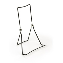 GIBSON HOLDERS DCWB Adjustable Wire Display Easel, 5.5" W x 8.75" H with 1.5" Display Ledge, Black, Pack of 12