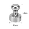 16pcs Strong Magnetic Pins with Storage Box, Non-Marking for Drawing