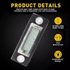 joonnair 2 x LED Number Plate Light for VW Caddy