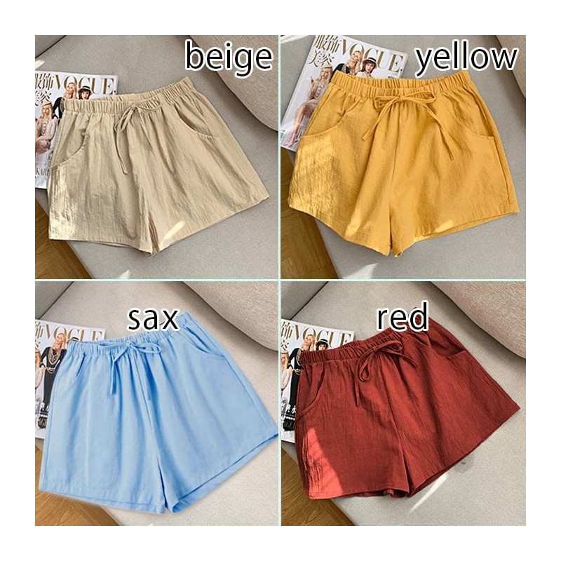 Karly Shop lsp615 Women's Shorts, Summer, Large Size, Short, Cute,