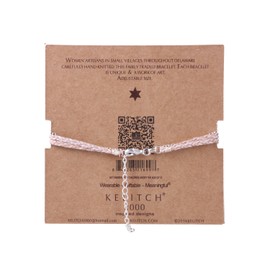 KELITCH Double Strand Crystal Bracelet Silver-Plated Chain Bracelet for Women, A