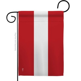 Americana Home & Garden Austria Garden Flag Regional Nation International World Country Particular Area House Decoration Banner Small Yard Gift Double-Sided, Made in USA
