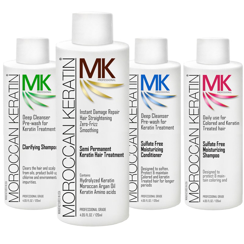 Moroccan Keratin Most Effective Brazilian Keratin Hair Treatment SET 120ML