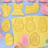 Joinor 26pcs Easter Cookie Cutters Stamps Biscuit Baking Tools Embossing