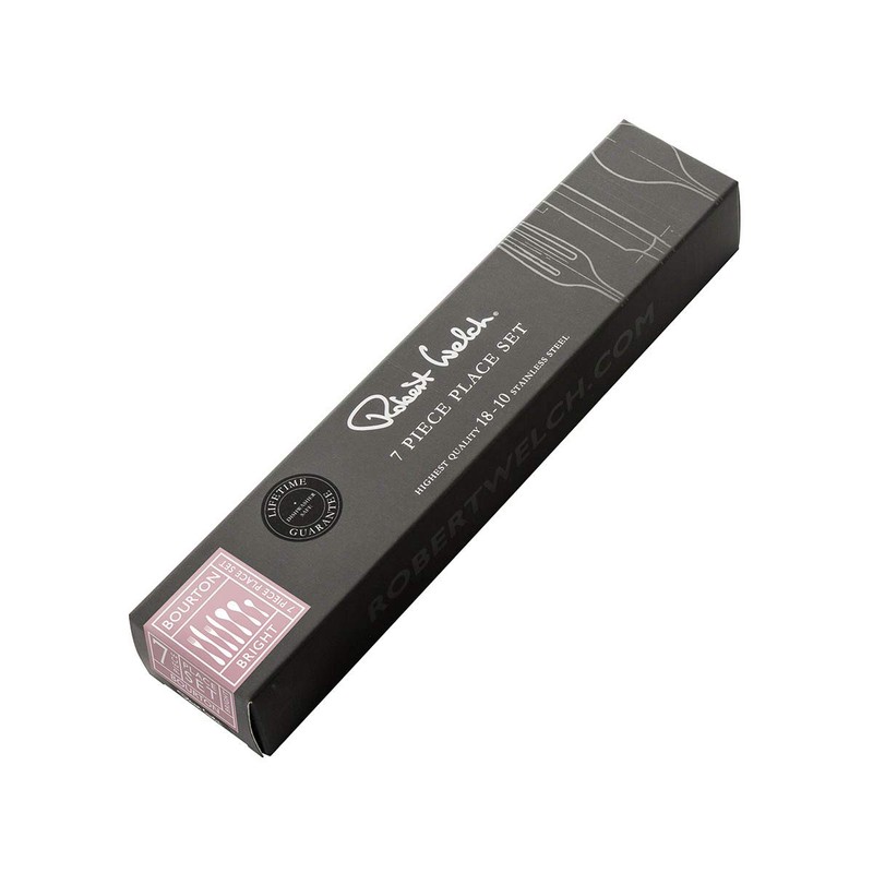 Robert Welch Bourton Bright, 7 Piece Cutlery Place Setting. Made