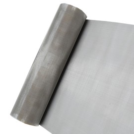 YAGJIA 304 Stainless Steel Mesh 30Mesh, 15.7"x47.2"(40x120cm) Metal Mesh Screen, Woven Fine Wire Mesh, Filter Mesh Easy to Cut for Vent Covers, Cage, Garden, Window Screen and DIY Project