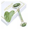 Baimei Rodillo De Jade Y Gua Sha Para Masaje Facial