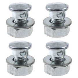 LUORNG Cable Anchor Bolt 4Set Brake Cable Regulator Clamp Lock Screw Bolt with Nuts and Washers for Bicycle Brake Line Brake, Cantilever Brake Anchor Bolt