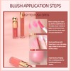 JUANPHEA Liquid Blush & Lip Gloss, Liquid Cream Blush Light