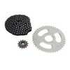 T8F 13T Front Sprocket T8F Drive Chain 116 Links T8F