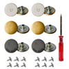 20mm 3 Colors Mixed 12pcs Metal Jeans Button for Replacement,