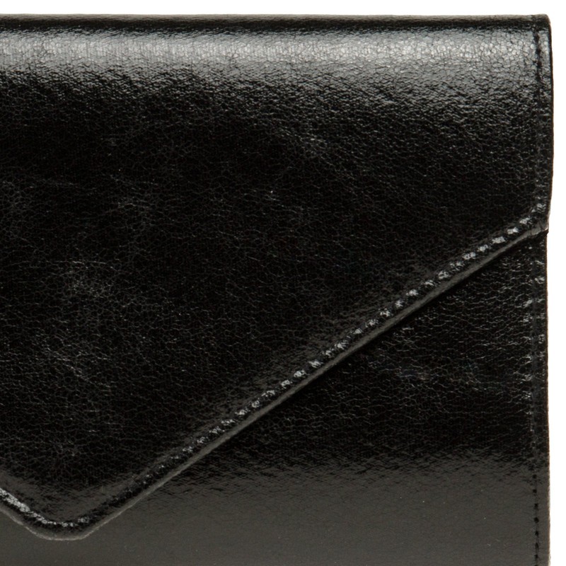 Caspar TA424 Stylish Elegant Women's Metallic Envelope Clutch Bag Evening