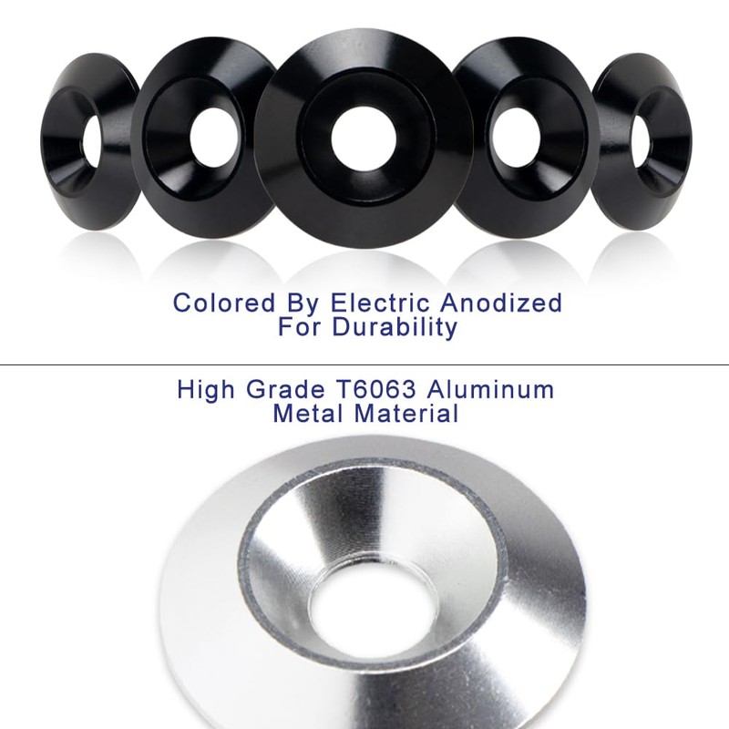 Shopauto Anodized Aluminum Washer Hardware Kit Compatible with Widebody and