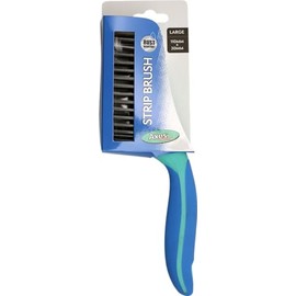 Axus Decor Strip Brush (Blue Series) Stainless Steel Wire Brush, Soft Grip Handle Wire Brush for Cleaning Rust, Dirt, Tiles - for Home, Garden, and Industrial Use, Head Size - 10 Inch / 250mm